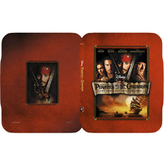 Disney's Pirates of the Caribbean: The Curse of the Black Pearl - Limited Edition SteelBook [Blu-ray] DVDs & Blu-Rays Disney   