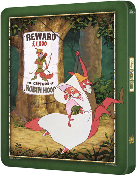 Disney's Robin Hood - Limited Edition Collectible SteelBook [Blu-Ray] DVDs & Blu-Rays Disney   