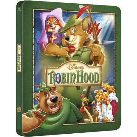 Disney's Robin Hood - Limited Edition Collectible SteelBook [Blu-Ray] DVDs & Blu-Rays Disney   