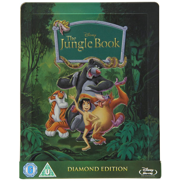 Disney's The Jungle Book -  Limited Edition Collectible SteelBook [Blu-Ray] DVDs & Blu-Rays Disney   