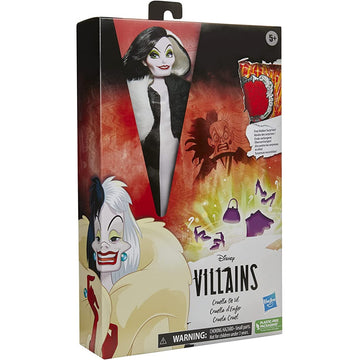 Disney Villains Cruella De Vil Fashion Doll [Toys, Ages 5+] Toys & Games Hasbro   