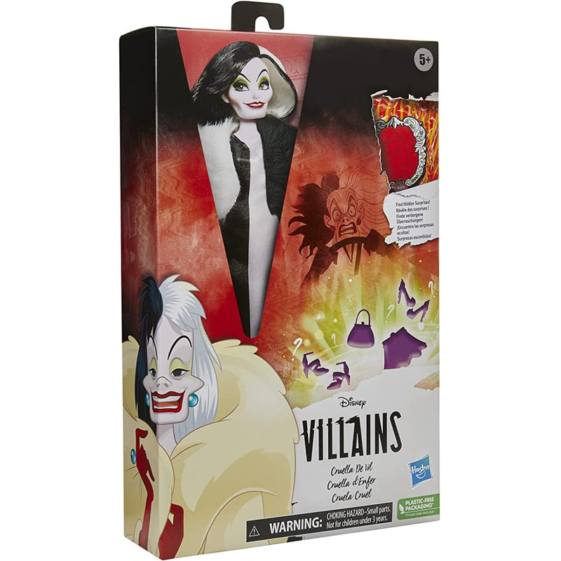 Disney Villains Cruella De Vil Fashion Doll [Toys, Ages 5+] Toys & Games Hasbro   