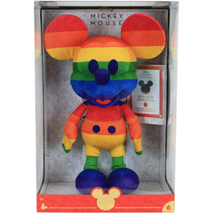 Disney Year of The Mouse Collector Plush - Rainbow Mickey Mouse [Toy, Ages 3+] Toys & Games Disney   