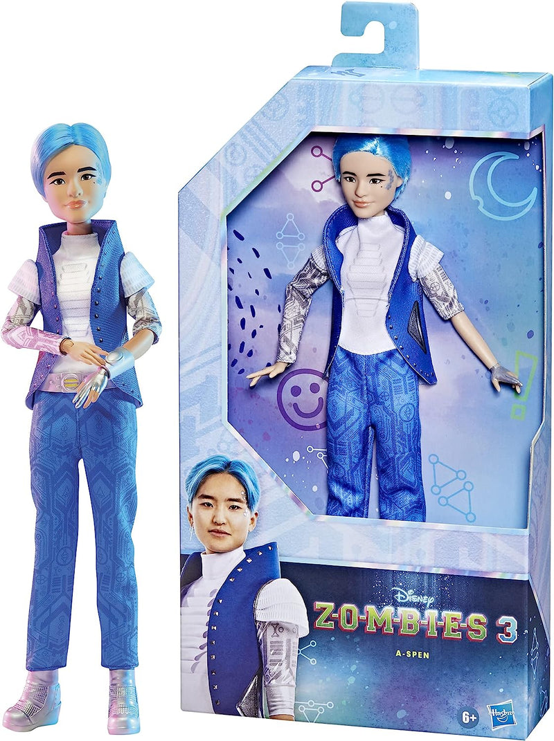 Disney Zombies 3 A-spen Fashion Doll - 12-Inch Doll with Blue Hair, Alien Outfit, and Accessories [Toys, Ages 6+] Toys & Games Hasbro   