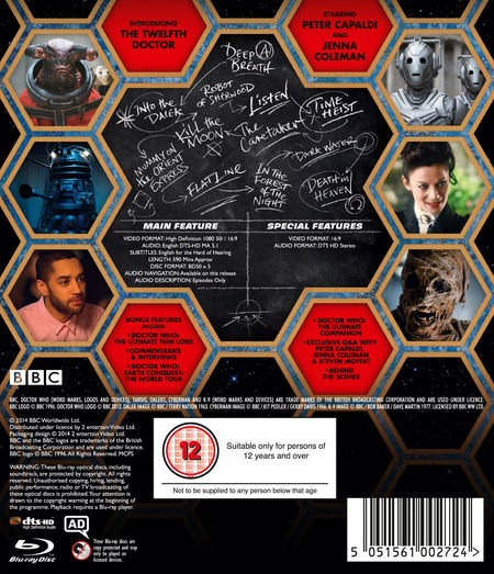 Doctor Who: The Complete Eighth Series [Blu-Ray Box Set] DVDs & Blu-Rays BBC   