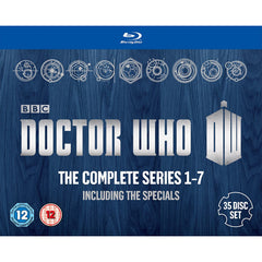 Doctor Who: The Complete Series 1-7 [Blu-Ray Box Set] DVDs & Blu-Rays BBC   