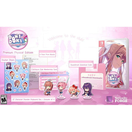Doki Doki Literature Club Plus! - Premium Physical Edition [Nintendo Switch] Nintendo Switch Video Game Serenity Forge   