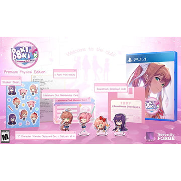 Doki Doki Literature Club Plus! - Premium Physical Edition [PlayStation 4] PlayStation 4 Video Game Serenity Forge   