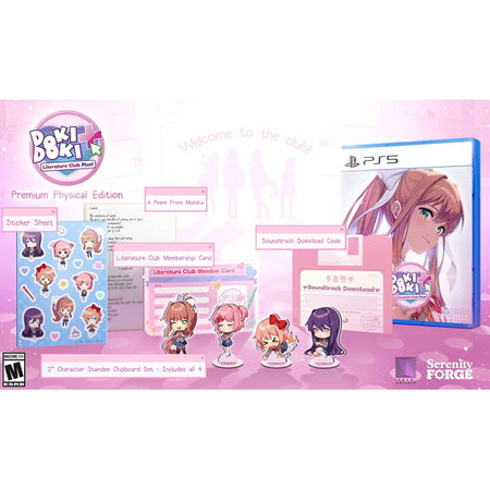 Doki Doki Literature Club Plus! - Premium Physical Edition [PlayStation 5] PlayStation 5 Video Game Serenity Forge   