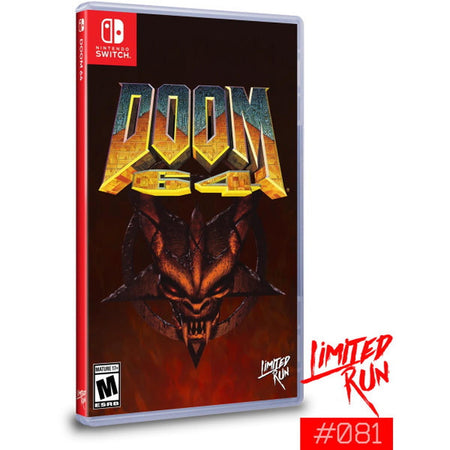 DOOM 64 - Limited Run #081 [Nintendo Switch] Nintendo Switch Video Game Limited Run Games   