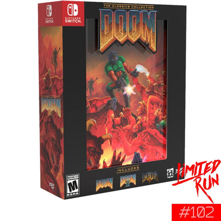 DOOM: The Classics Collection - Collector's Edition - Limited Run #102 [Nintendo Switch] Nintendo Switch Video Game Limited Run Games   