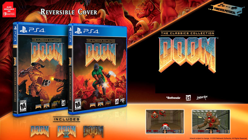 DOOM: The Classics Collection - Limited Run #395 [PlayStation 4] PlayStation 4 Video Game Limited Run Games   