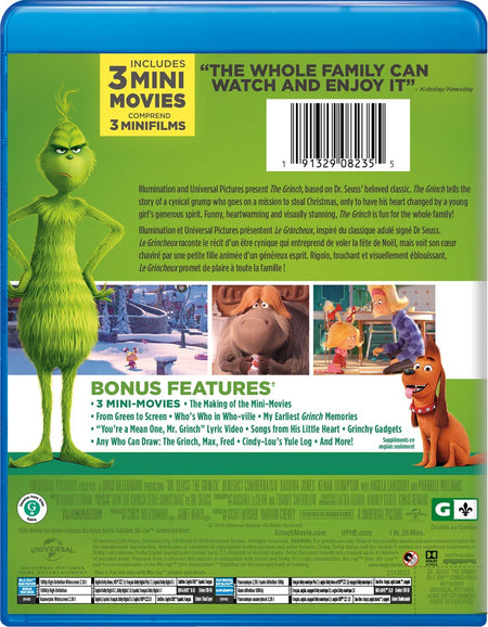 Dr. Seuss' The Grinch [Blu-Ray + DVD + Digital] DVDs & Blu-Rays Universal Pictures   
