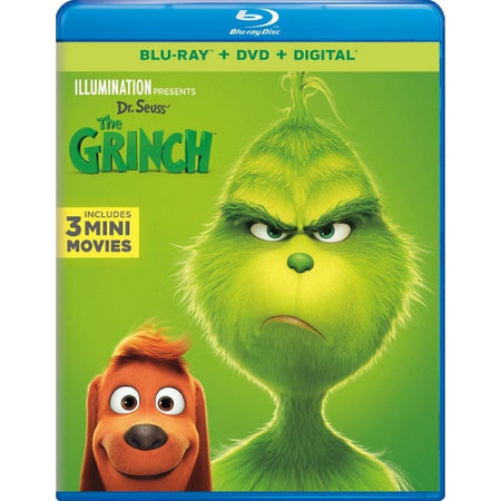 Dr. Seuss' The Grinch [Blu-Ray + DVD + Digital] DVDs & Blu-Rays Universal Pictures   