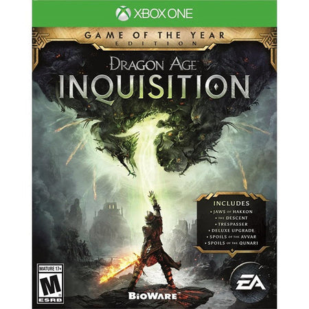 Dragon Age: Inquisition - Game of the Year Edition [Xbox One] Xbox One Video Game Electronic Arts   