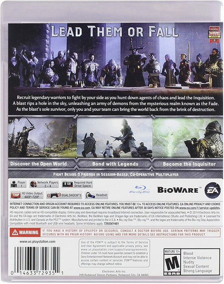 Dragon Age: Inquisition [PlayStation 3] PlayStation 3 Video Game Electronic Arts   