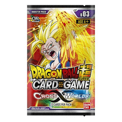Dragon Ball Super TCG: Cross Worlds Booster Box - Series 3 - 24 Packs Card Game Bandai Namco   