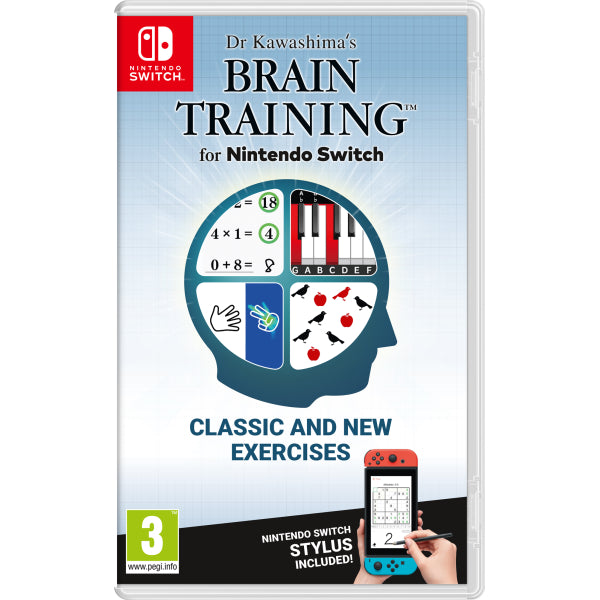 Dr Kawashima's Brain Training for Nintendo Switch [Nintendo Switch] Nintendo Switch Video Game Nintendo   