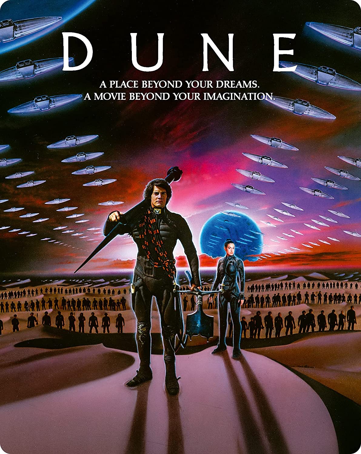 Dune (3-Disc Limited Edition Steelbook) [4K Ultra outlet HD + Blu-ray]