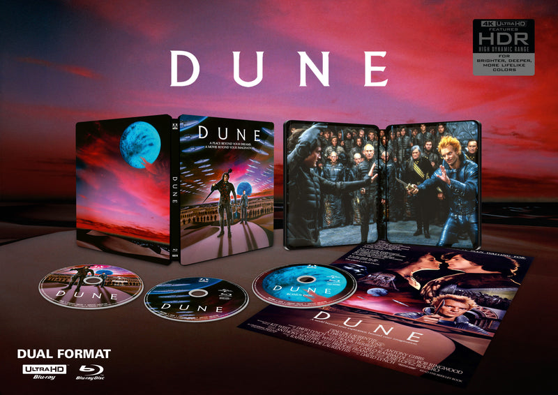 Dune 4K - 3-Disc Limited Edition SteelBook [Blu-ray + 4K UHD] DVDs & Blu-Rays Arrow Video   