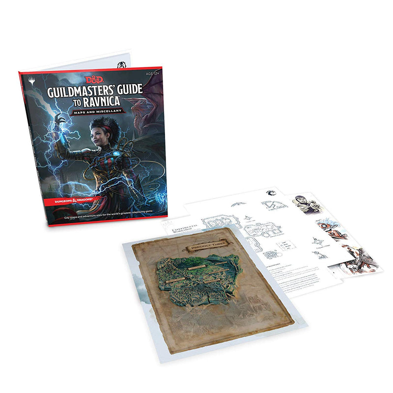 Dungeons & Dragons: Guildmaster's Guide to Ravnica - Maps and Miscellany [RPG Style Game Accessory] Board Game Wizards of the Coast   