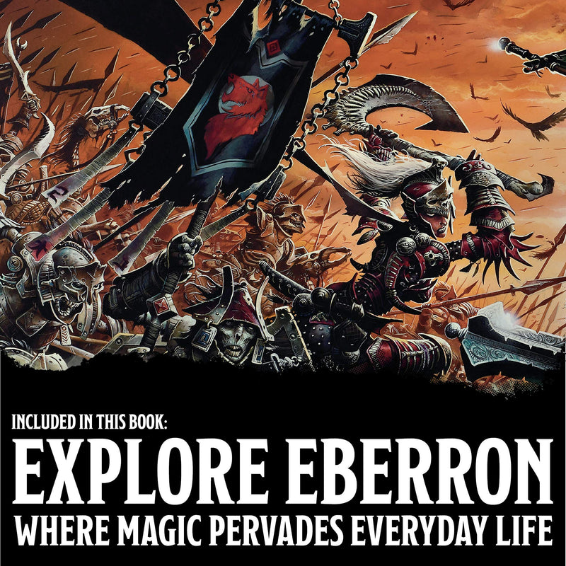 Dungeons & Dragons RPG: Eberron - Rising from The Last War w/ Alternate Cover [Hardcover Book] Book Wizards of the Coast   