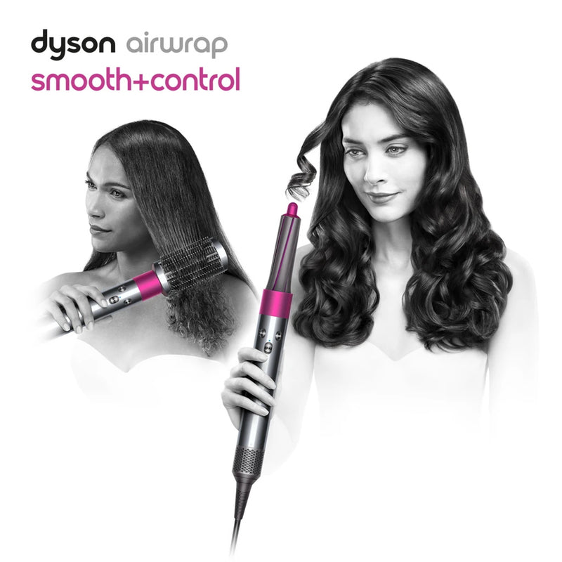 Dyson Airwrap Hair Styler Smooth + Control - Fuchsia/Iron [Personal Care] Personal Care Dyson   