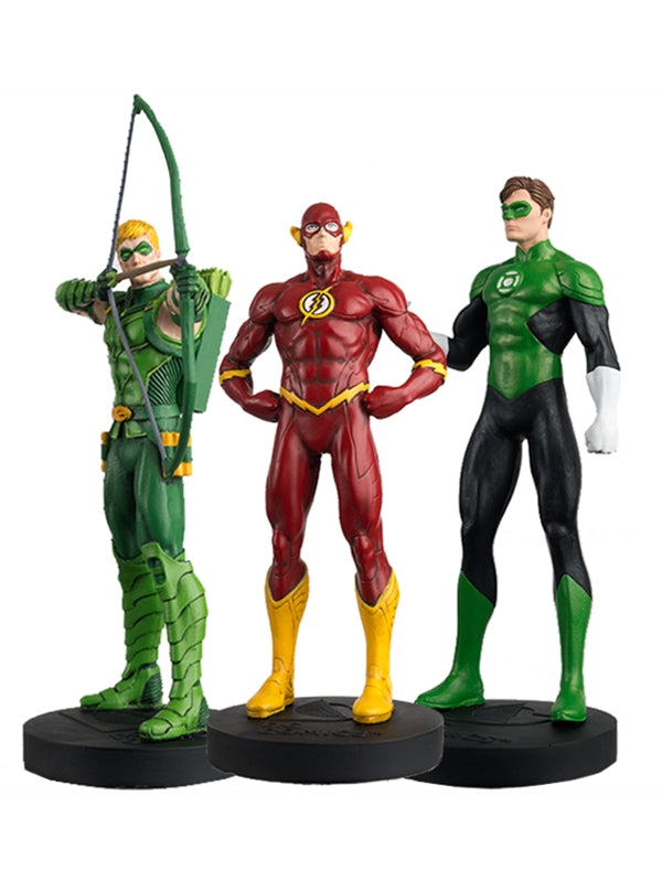 Eaglemoss DC  Masterpiece Collection: Justice League Figurine Set - Flash, Green Lantern, Green Arrow [Toys, Ages 18+] Toys & Games Eaglemoss   