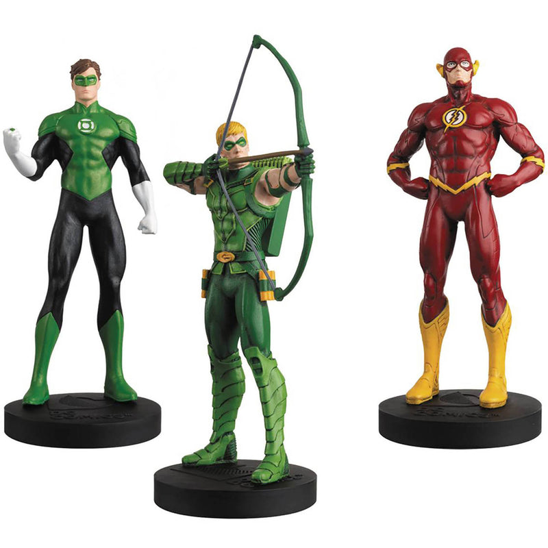 Eaglemoss DC  Masterpiece Collection: Justice League Figurine Set - Flash, Green Lantern, Green Arrow [Toys, Ages 18+] Toys & Games Eaglemoss   