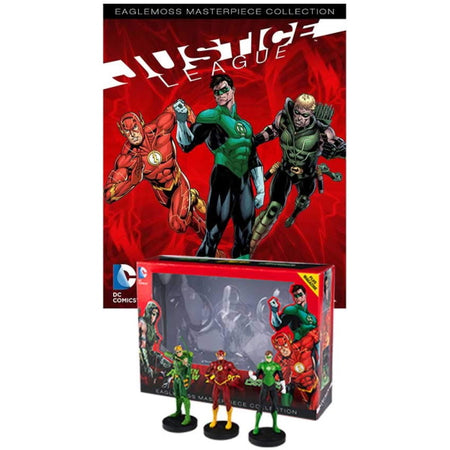 Eaglemoss DC  Masterpiece Collection: Justice League Figurine Set - Flash, Green Lantern, Green Arrow [Toys, Ages 18+] Toys & Games Eaglemoss   