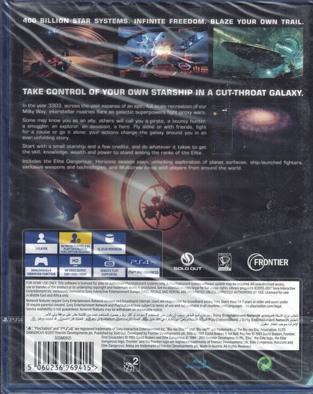 Elite: Dangerous - Legendary Edition [PlayStation 4] PlayStation 4 Video Game Playstation   