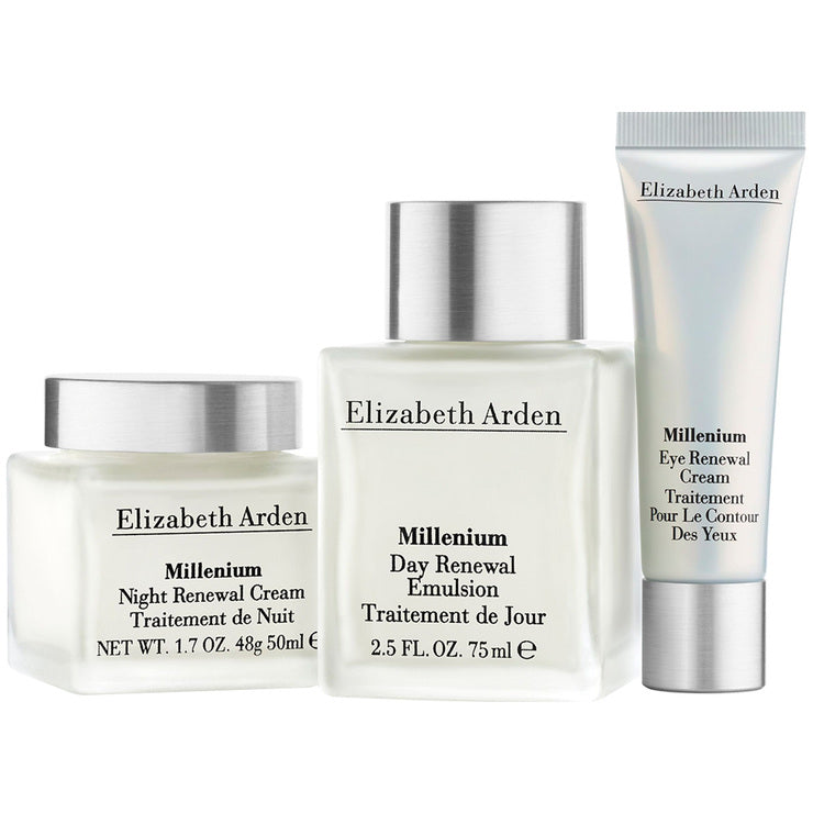 Elizabeth Arden Millenium Day + Night + Eye Renewal Cream - 3-Piece Set - 75mL/15mL/50mL [Skincare] Skincare Elizabeth Arden   
