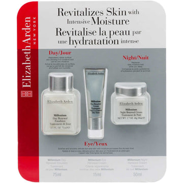 Elizabeth Arden Millenium Day + Night + Eye Renewal Cream - 3-Piece Set - 75mL/15mL/50mL [Skincare] Skincare Elizabeth Arden   