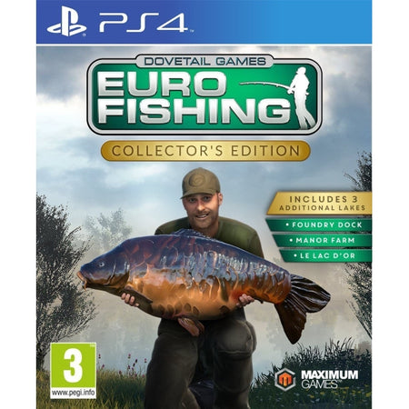Euro Fishing - Collector's Edition [PlayStation 4] PlayStation 4 Video Game Dovetail Games   