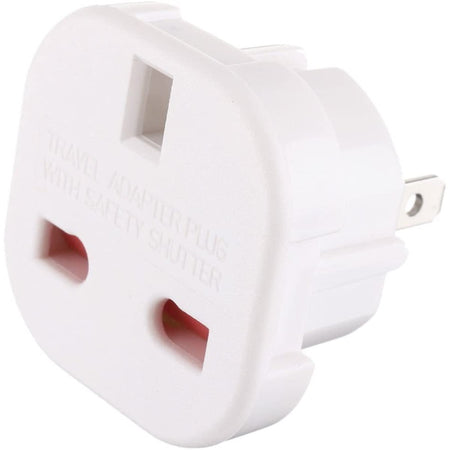 Europe to USA Travel Adapter Plug with Safety Shutter [Electronics] Electronics MG LTD   