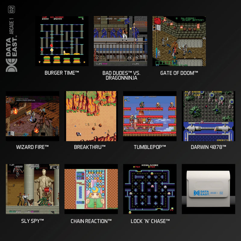 Evercade VS Premium Pack - Technos Arcade 1 + Data East Arcade 1 [Retro System] Retro Systems Evercade   