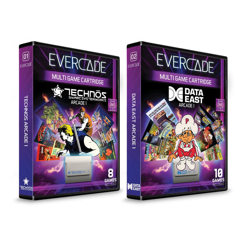 Evercade VS Premium Pack - Technos Arcade 1 + Data East Arcade 1 [Retro System] Retro Systems Evercade   