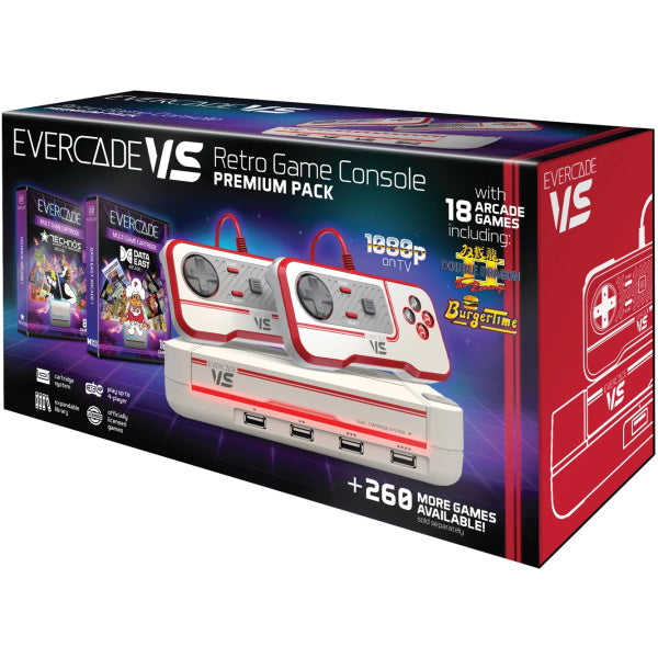 Evercade VS Premium Pack - Technos Arcade 1 + Data East Arcade 1 [Retro System] Retro Systems Evercade   