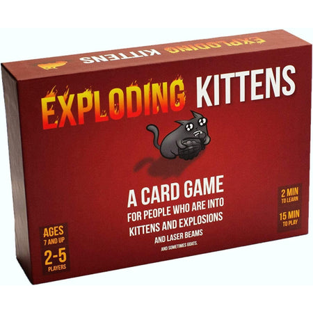 Exploding Kittens - Original Edition [Party Card Game, 2-5 Players] Card Game The Oatmeal   