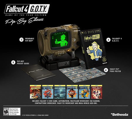 Fallout 4 - Game of the Year Pip-Boy Edition [Xbox One] Xbox One Video Game Bethesda   