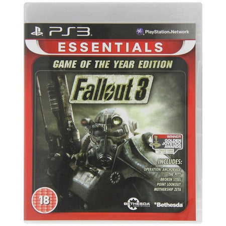 Fallout 3 - Game of the Year Essentials Edition [PlayStation 3] PlayStation 3 Video Game Bethesda   