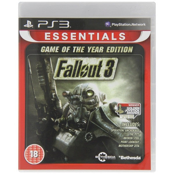 Fallout 3 - Game of the Year Essentials Edition [PlayStation 3] PlayStation 3 Video Game Bethesda   