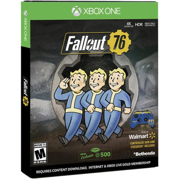 Fallout 76 - Steelbook Edition w/ Bonus Controller Skin [Xbox One] Xbox One Video Game Microsoft   