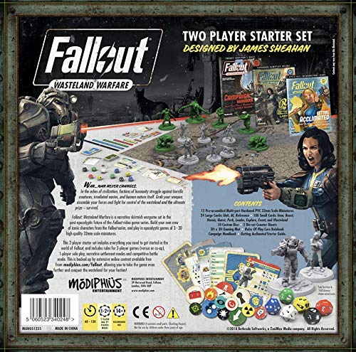 Fallout: Wasteland Warfare [Board Game, 1-8 Players] Board Game Modiphius   
