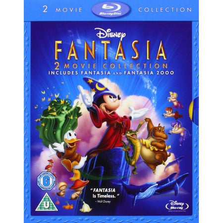 Disney's Fantasia & Fantasia 2000 [Blu-Ray 2-Movie Collection] DVDs & Blu-Rays Disney   