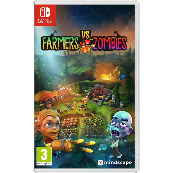 Farmers Vs. Zombies [Nintendo Switch] Nintendo Switch Video Game Mindscape   