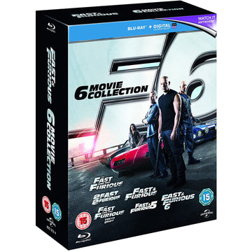 Fast & Furious: 6 Movie Collection [Blu-Ray Box Set] DVDs & Blu-Rays Universal   