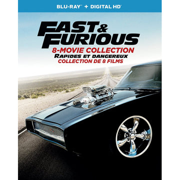 Fast & Furious: 8 Movie Collection [Blu-Ray Box Set] DVDs & Blu-Rays Universal Studios   