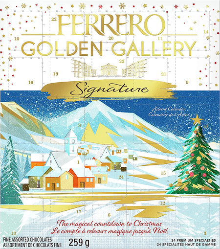 Ferrero Golden Gallery Signature Advent Calendar - 259g [Snacks & Sundries] Snacks & Sundries Ferrero   