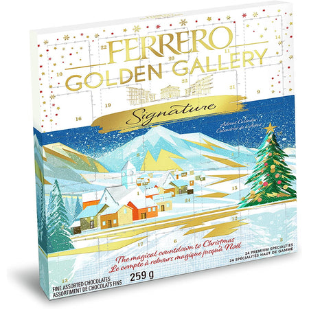 Ferrero Golden Gallery Signature Advent Calendar - 259g [Snacks & Sundries] Snacks & Sundries Ferrero   